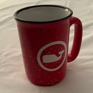 VINEYARD VINES Red Speckle Ceramic Mug